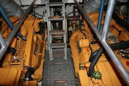 Twin Caterpillar 3208T engines powering Clogher Head lifeboat (Ireland)